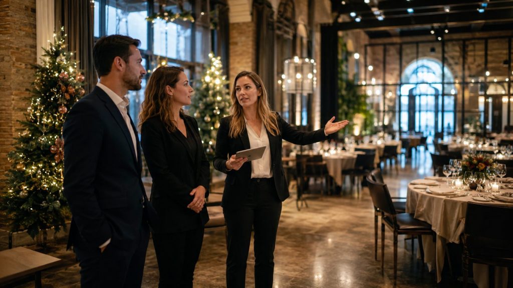 Cuándo reservar una cena de Navidad de empresa en Barcelona
